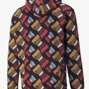 PUMA Men's Essentials+ Logo Repeat All Over Print Hoodie XL